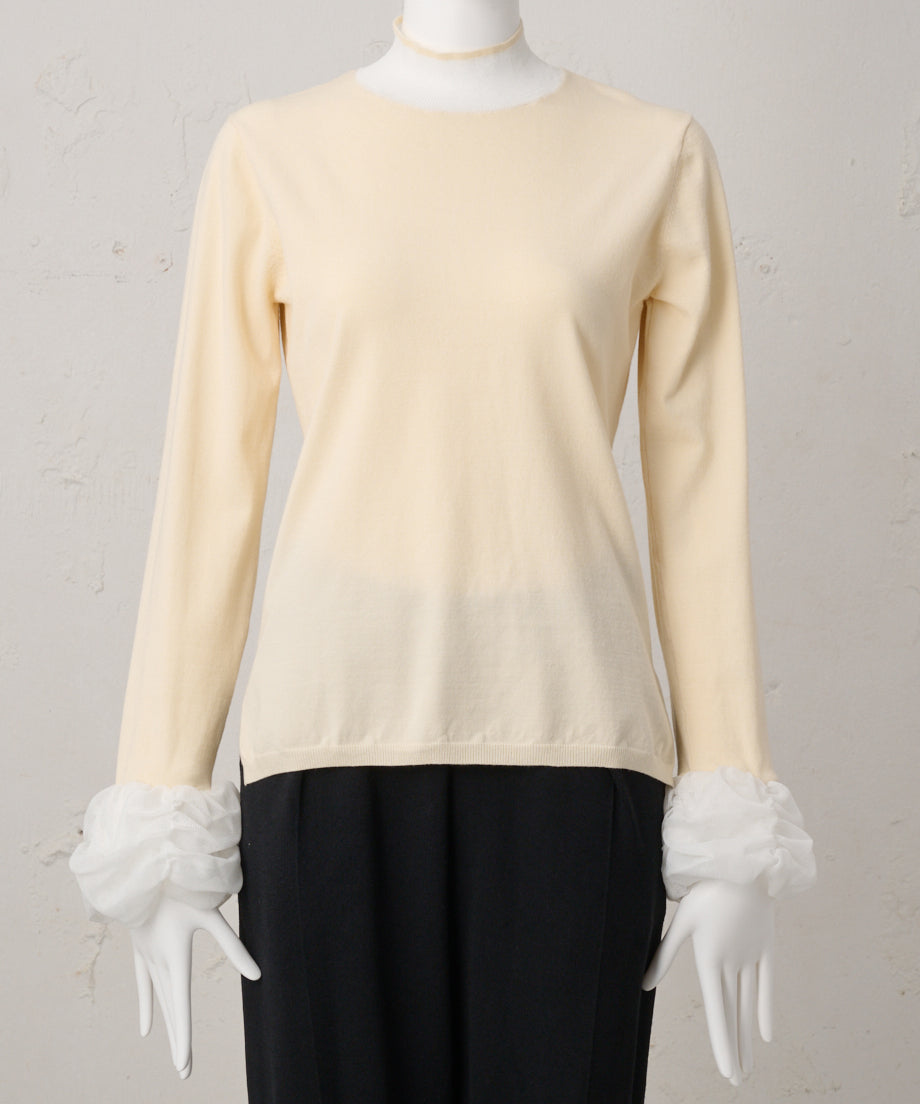 ホイップスリーブニットTOPS