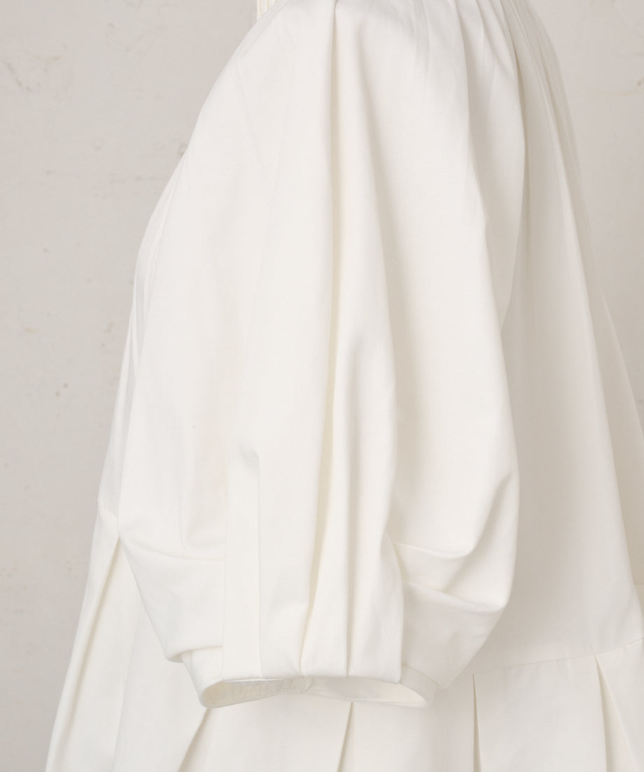 【New Arrival】タックパフスリーブチュニックブラウス