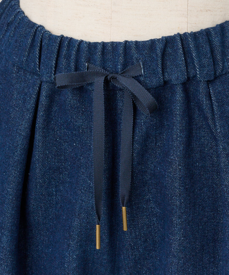 エンブロイダリーヘムパンツ(DENIM)