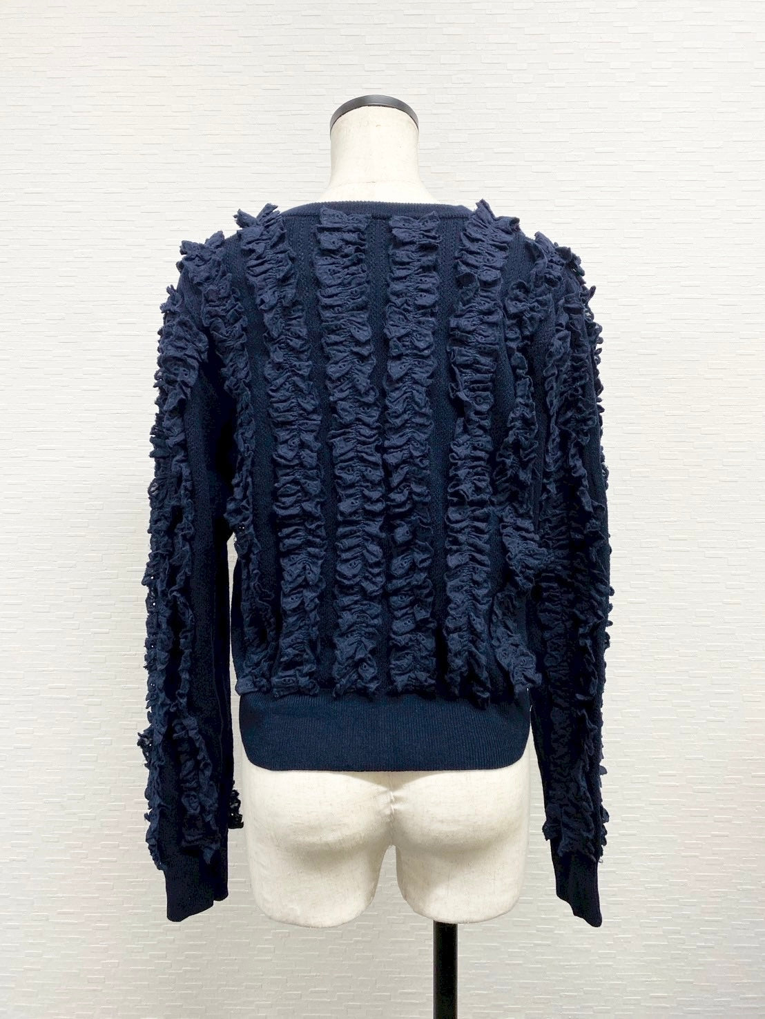 【PRE-ORDER】レースフリルカーデ