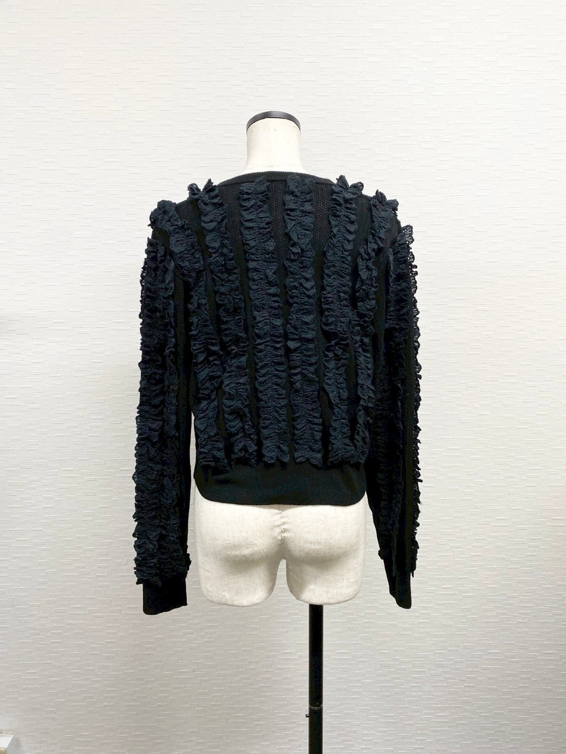 【PRE-ORDER】レースフリルカーデ