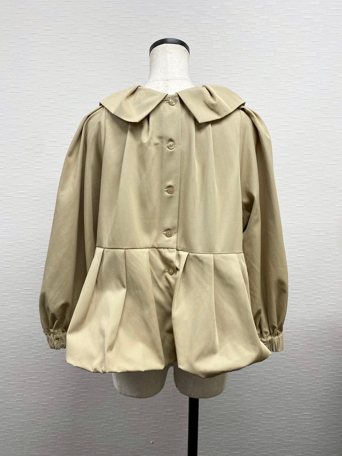 【New Arrival】バルーンカラー2WAYブラウス