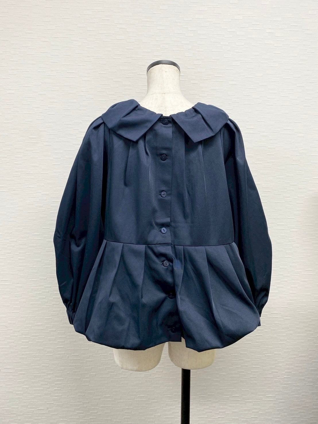 【New Arrival】バルーンカラー2WAYブラウス