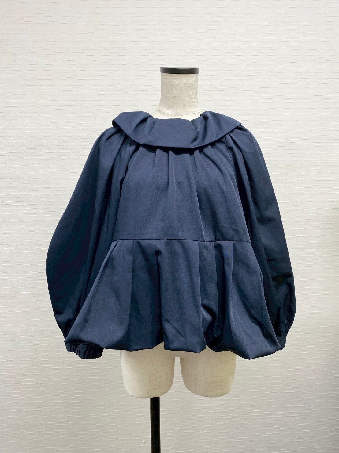 【New Arrival】バルーンカラー2WAYブラウス