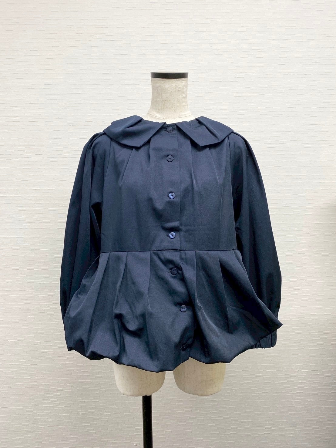 【New Arrival】バルーンカラー2WAYブラウス