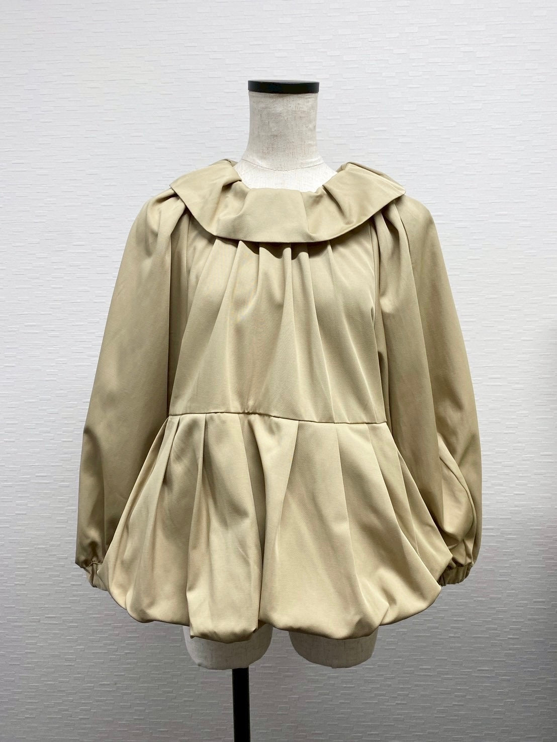 【New Arrival】バルーンカラー2WAYブラウス