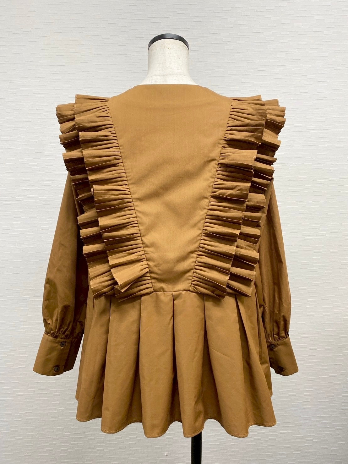 【New Arrival】プリーツフリルブラウス