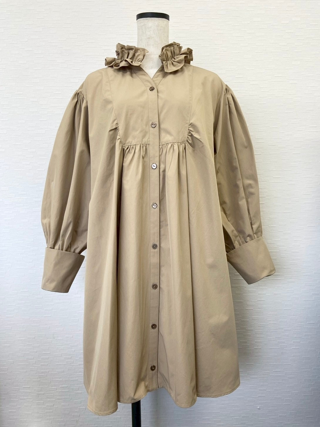 【PRE-ORDER】フリルカラーチュニックワンピース