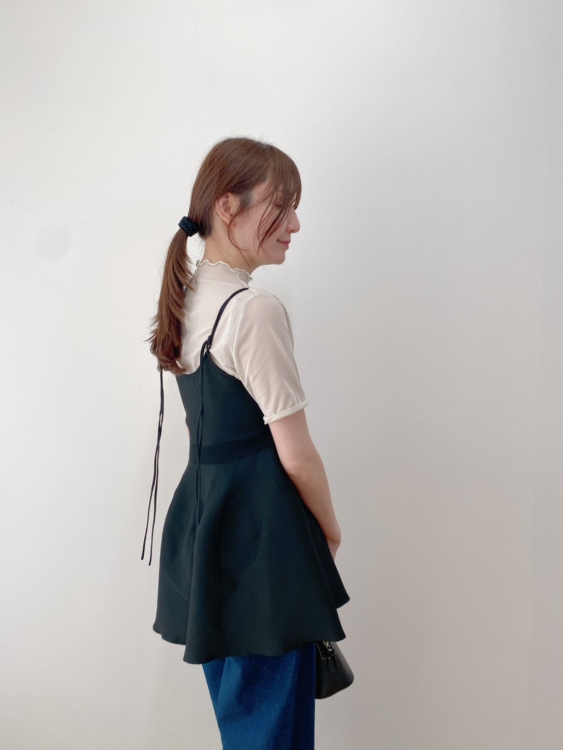 フォルムペプラムキャミビスチェ