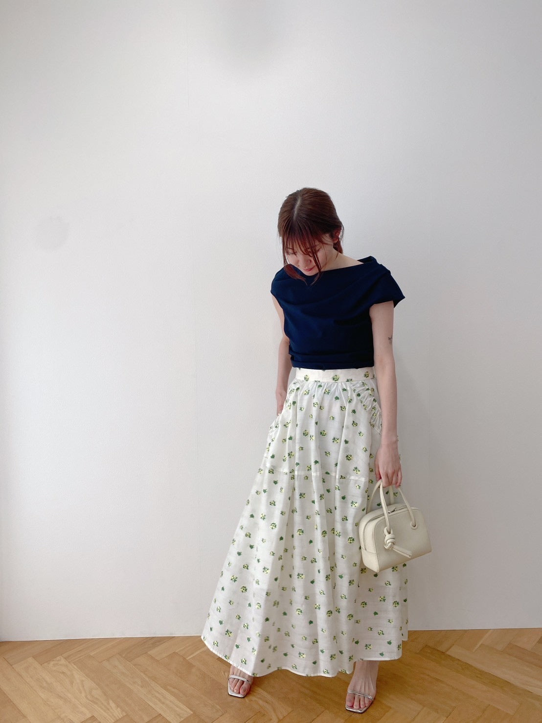 【New Arrival】フラワーパターンスカート