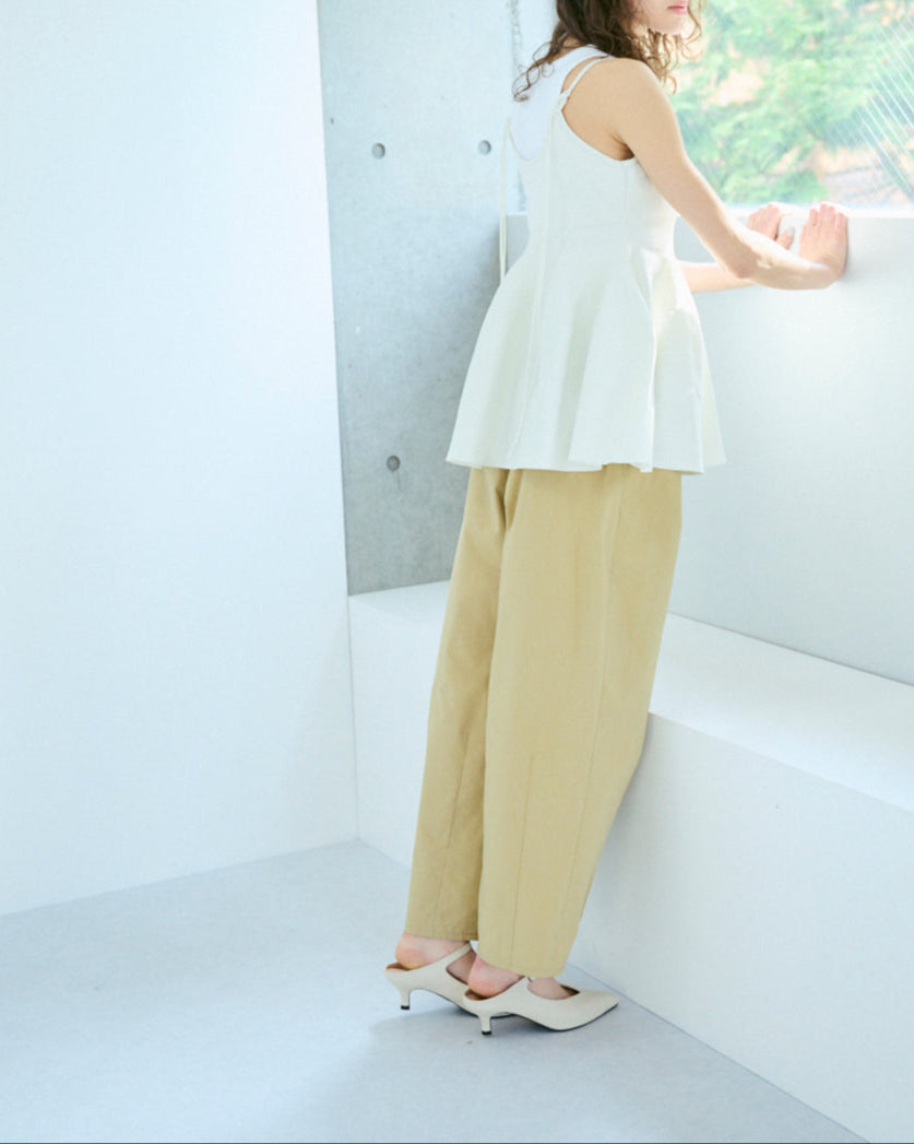 フォルムペプラムキャミビスチェ