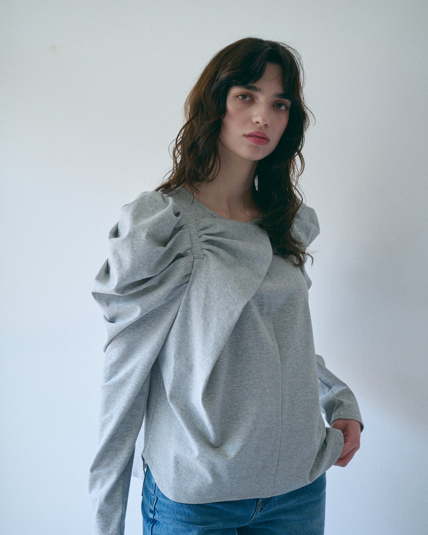 【New Arrival】リボンショルダートップス