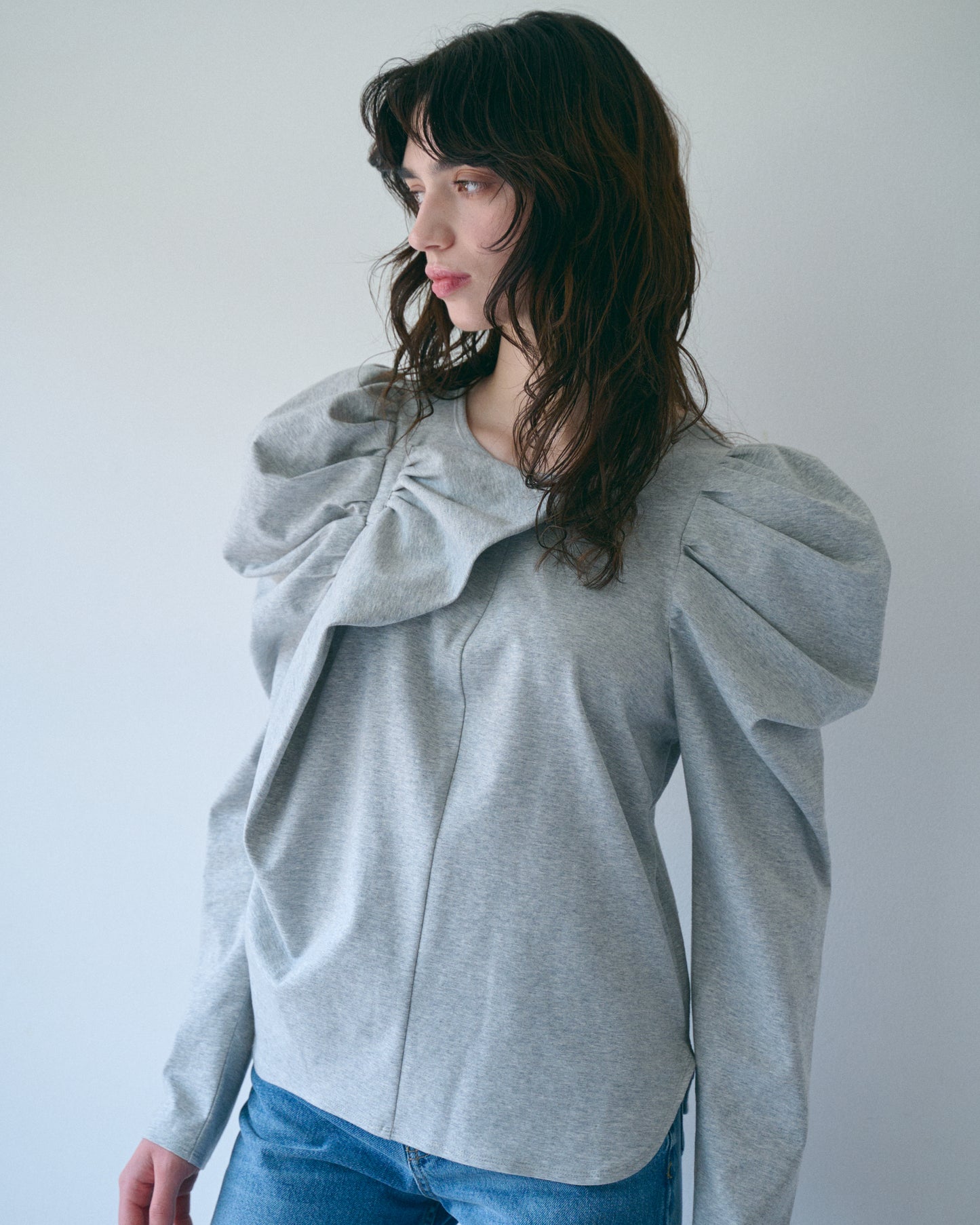 【New Arrival】リボンショルダートップス