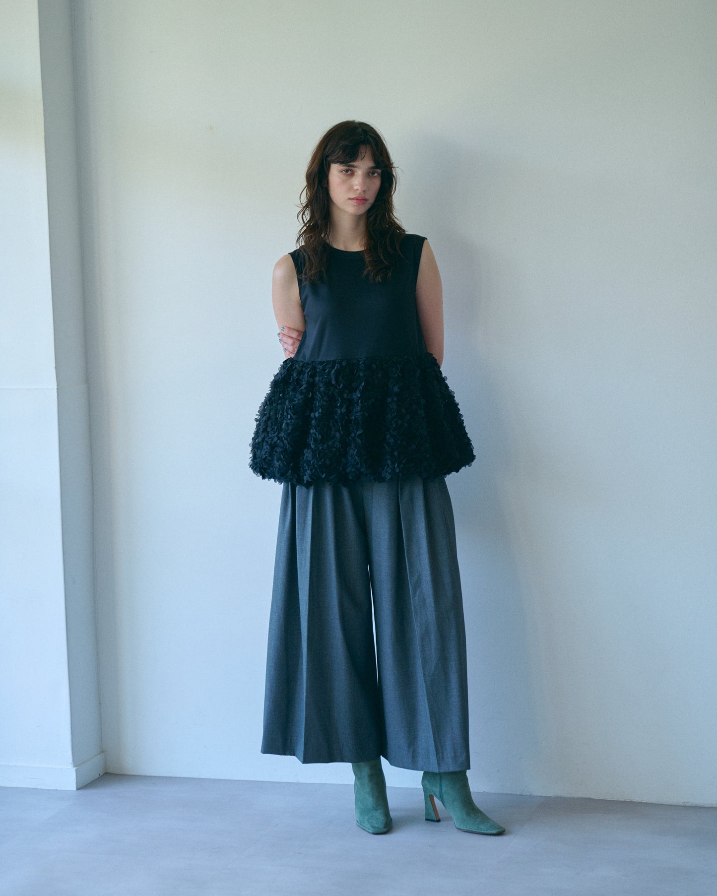 【New Arrival】ボリュームフリルバルーンカットトップス