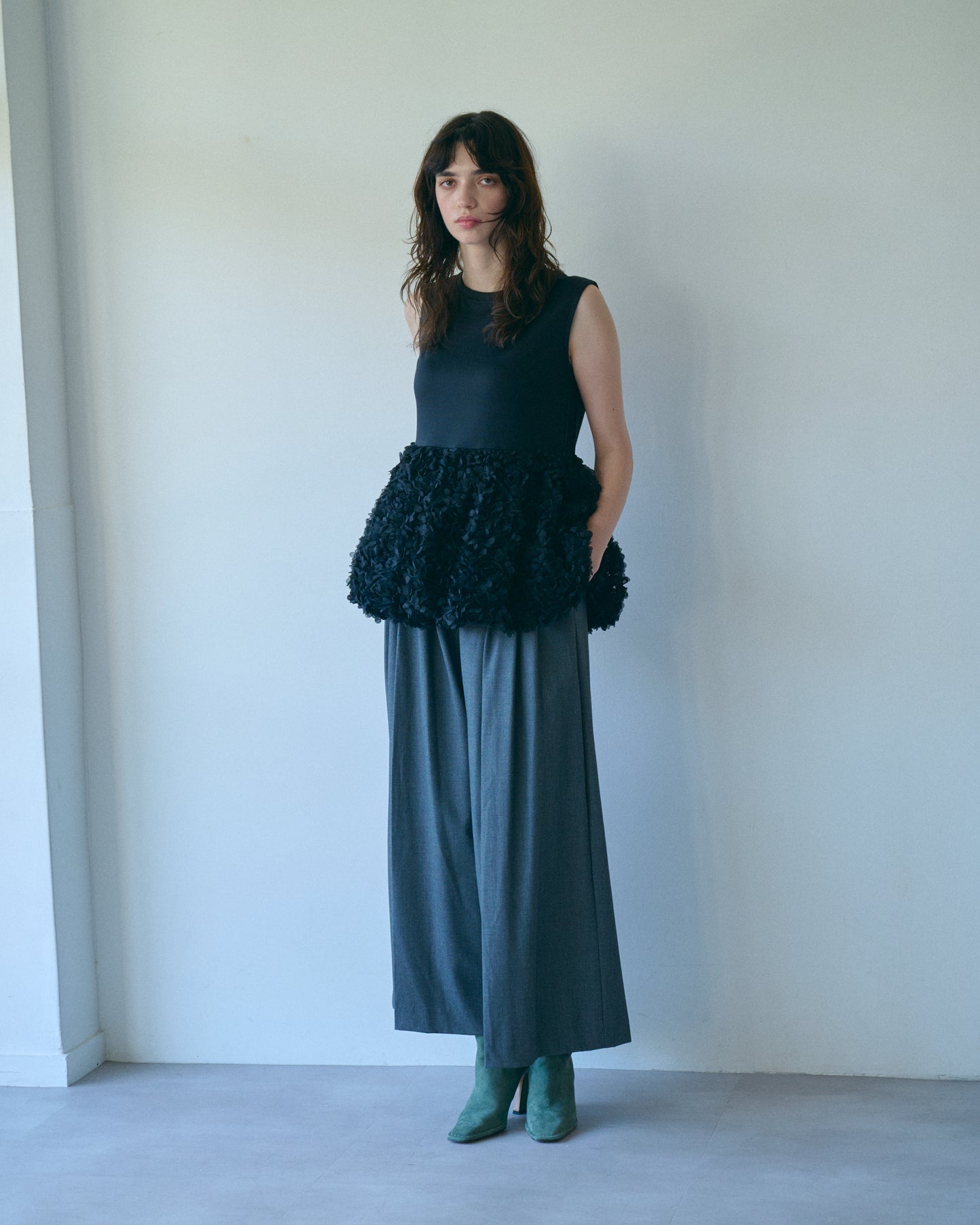 【New Arrival】ボリュームフリルバルーンカットトップス