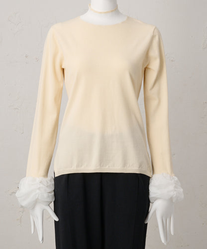 ホイップスリーブニットTOPS