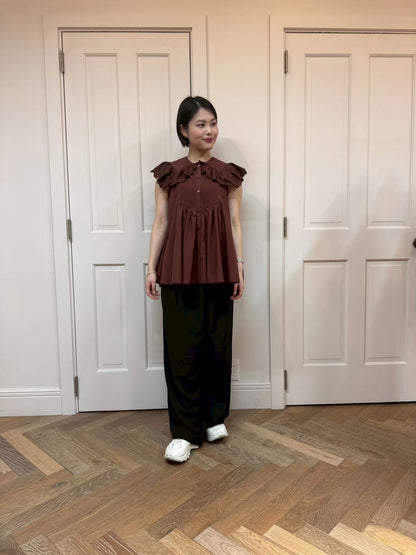 【New Arrival】レースカラーブラウス