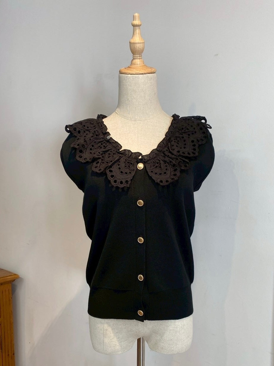 【New Arrival】レースカラージレトップス