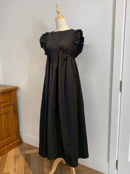 【New Arrival】ピンタックフリルワンピース