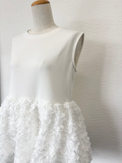 【New Arrival】ボリュームフリルバルーンカットトップス
