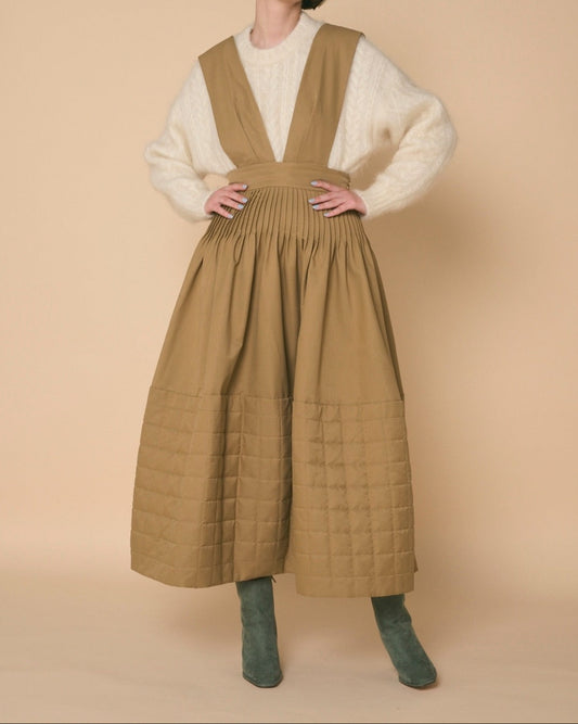 キルティングヘム2WAYピンタックジャンスカ（ウォッシャブル）