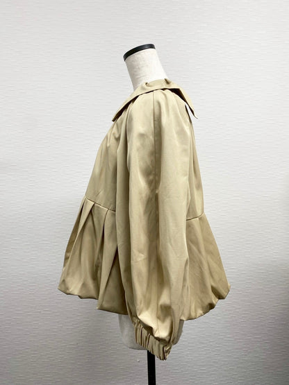 【New Arrival】バルーンカラー2WAYブラウス