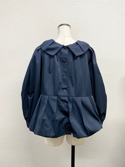 【New Arrival】バルーンカラー2WAYブラウス