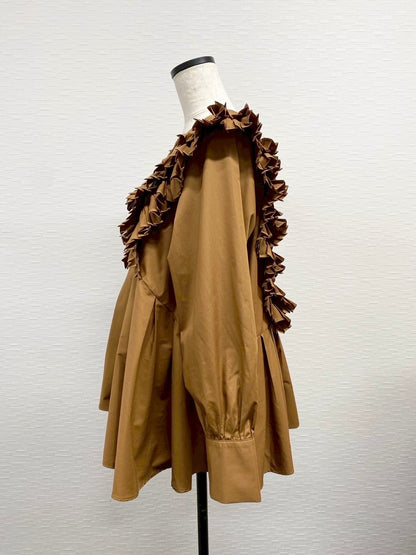 【New Arrival】プリーツフリルブラウス