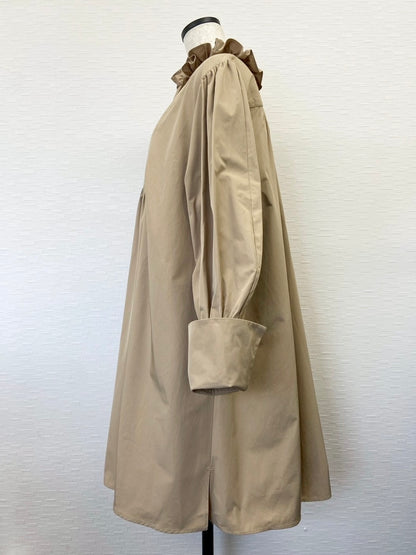 【PRE-ORDER】フリルカラーチュニックワンピース