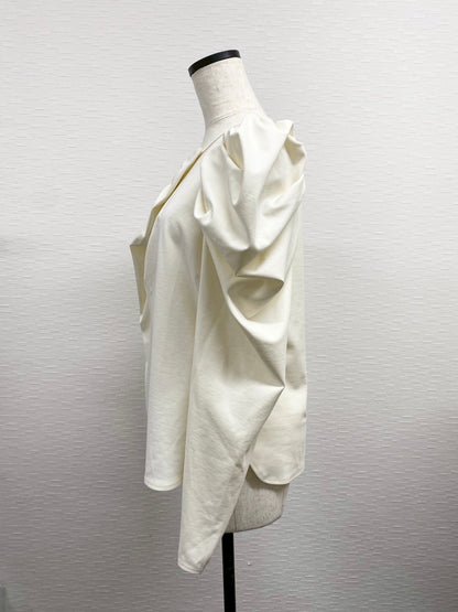 【New Arrival】リボンショルダートップス
