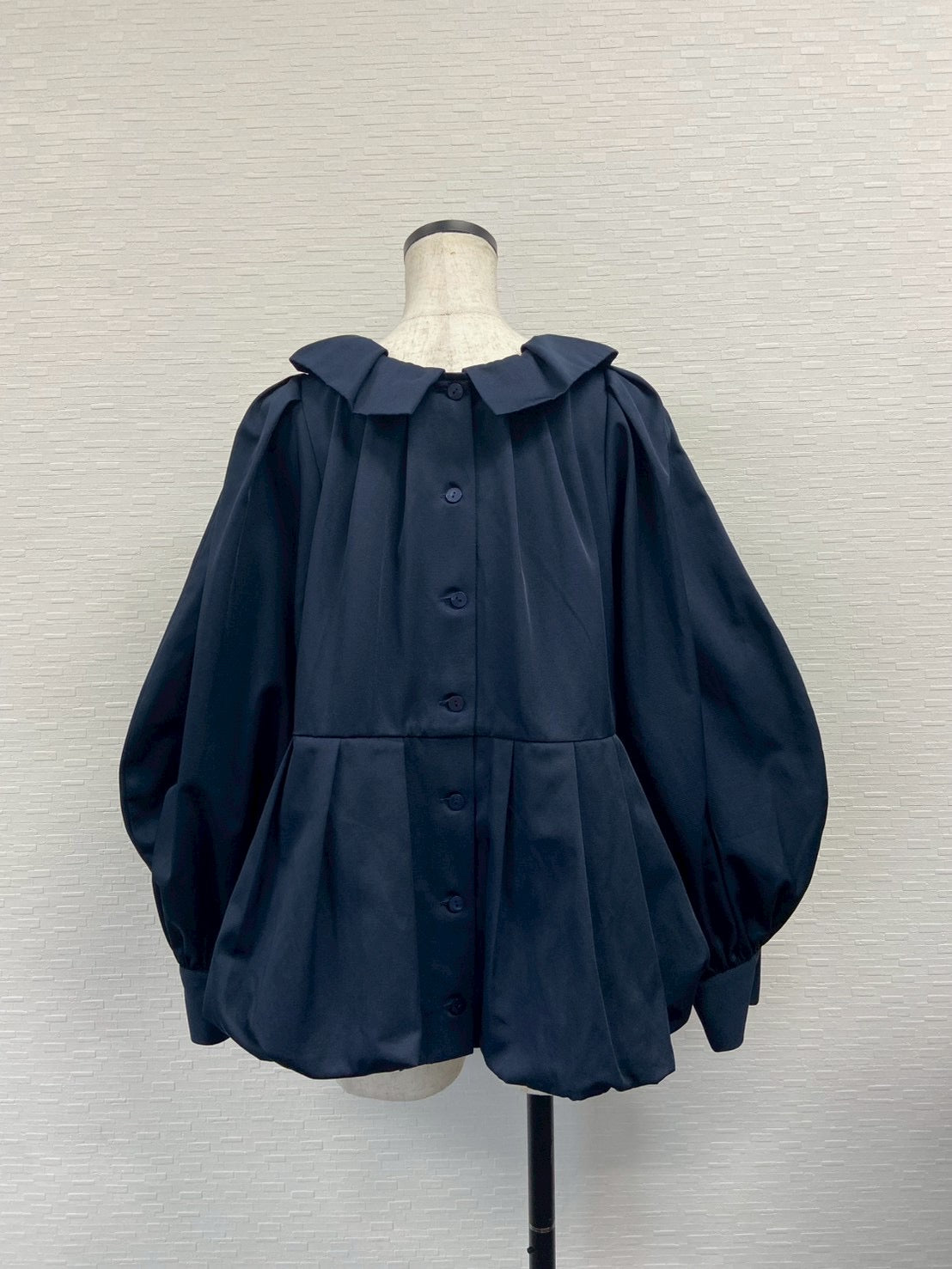 【New Arrival】バルーンカラー2WAYブラウス