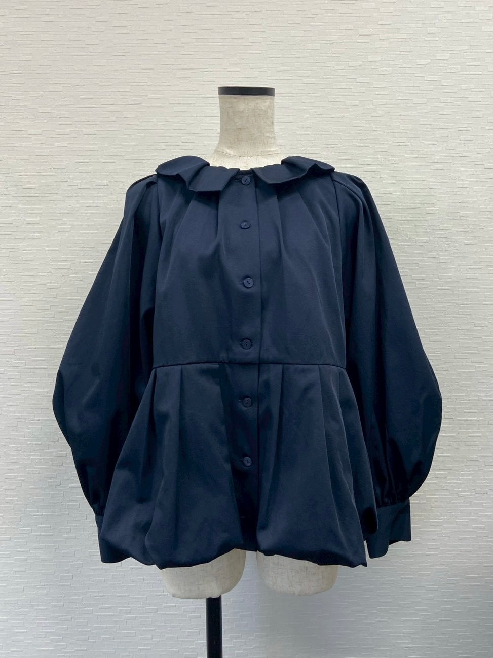 【New Arrival】バルーンカラー2WAYブラウス