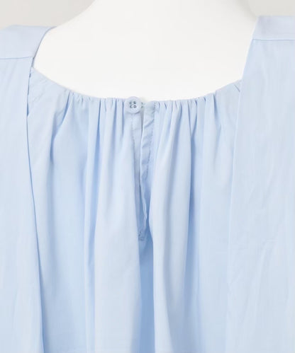 ピンタックスリーブフロントクロスブラウス