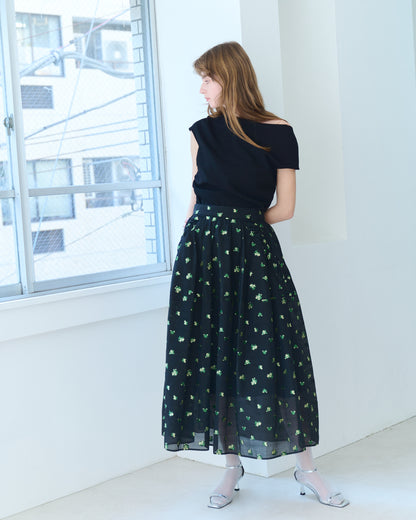 【New Arrival】フラワーパターンスカート