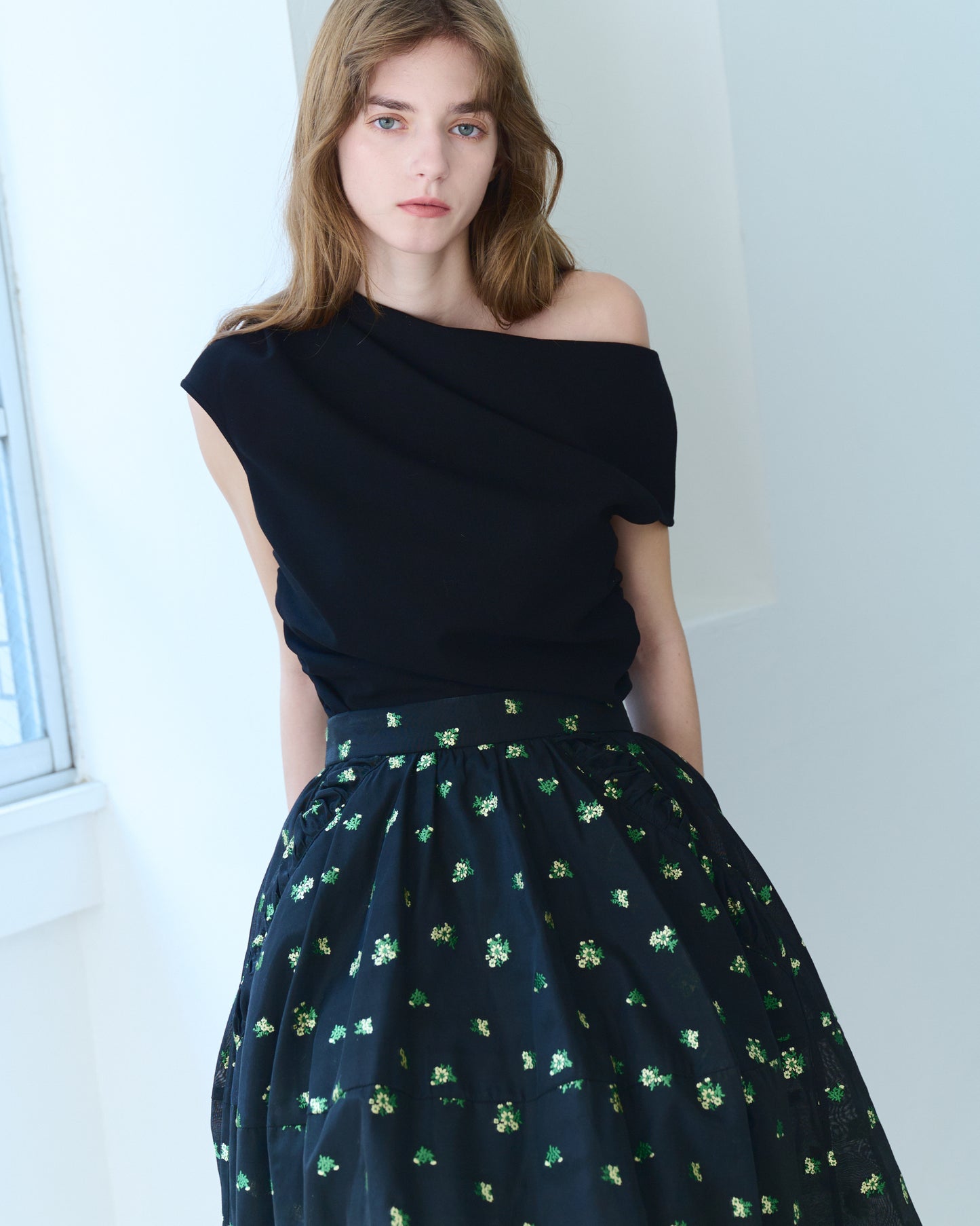【New Arrival】フラワーパターンスカート
