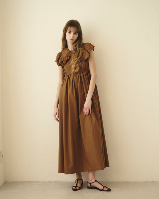 【Pre-Order】レースカラーワンピース