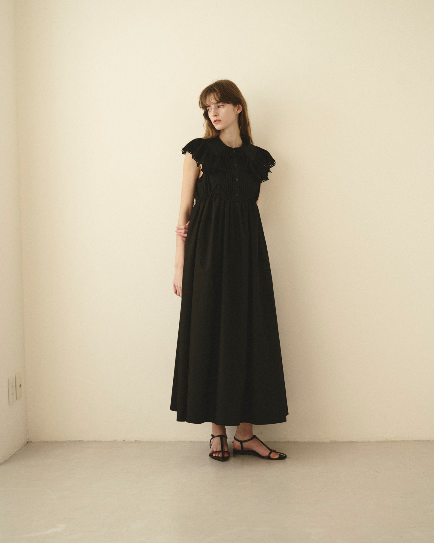 【New Arrival】レースカラーワンピース