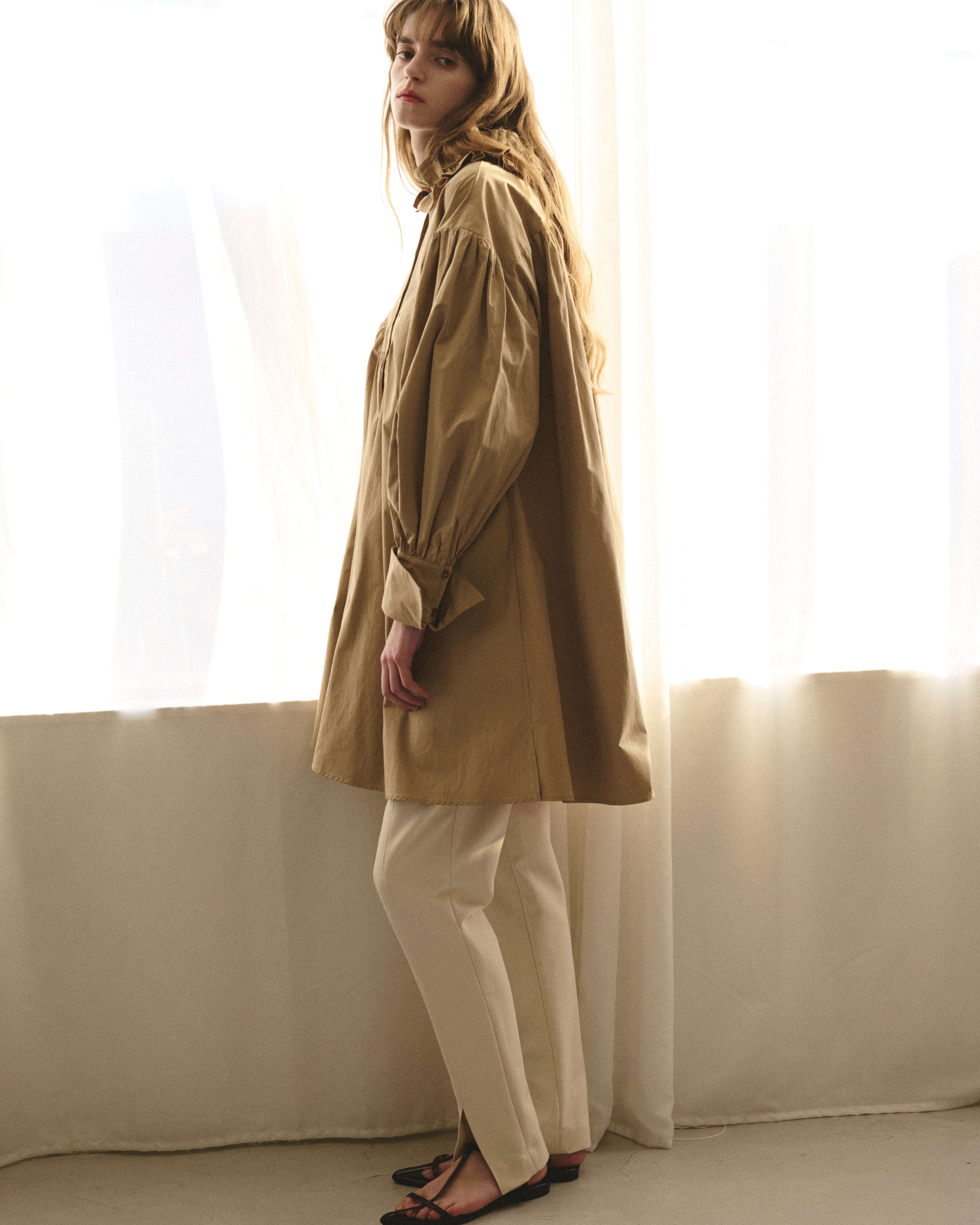 フリルカラーチュニックワンピース – jemma.atelier