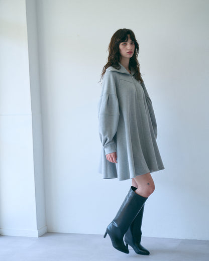 【PRE-ORDER】スウェットフレアーチュニックワンピース