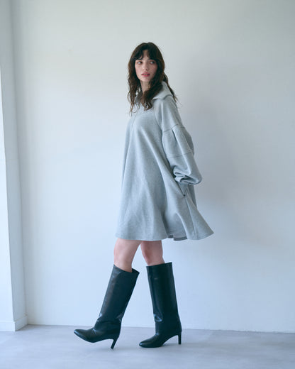 【PRE-ORDER】スウェットフレアーチュニックワンピース