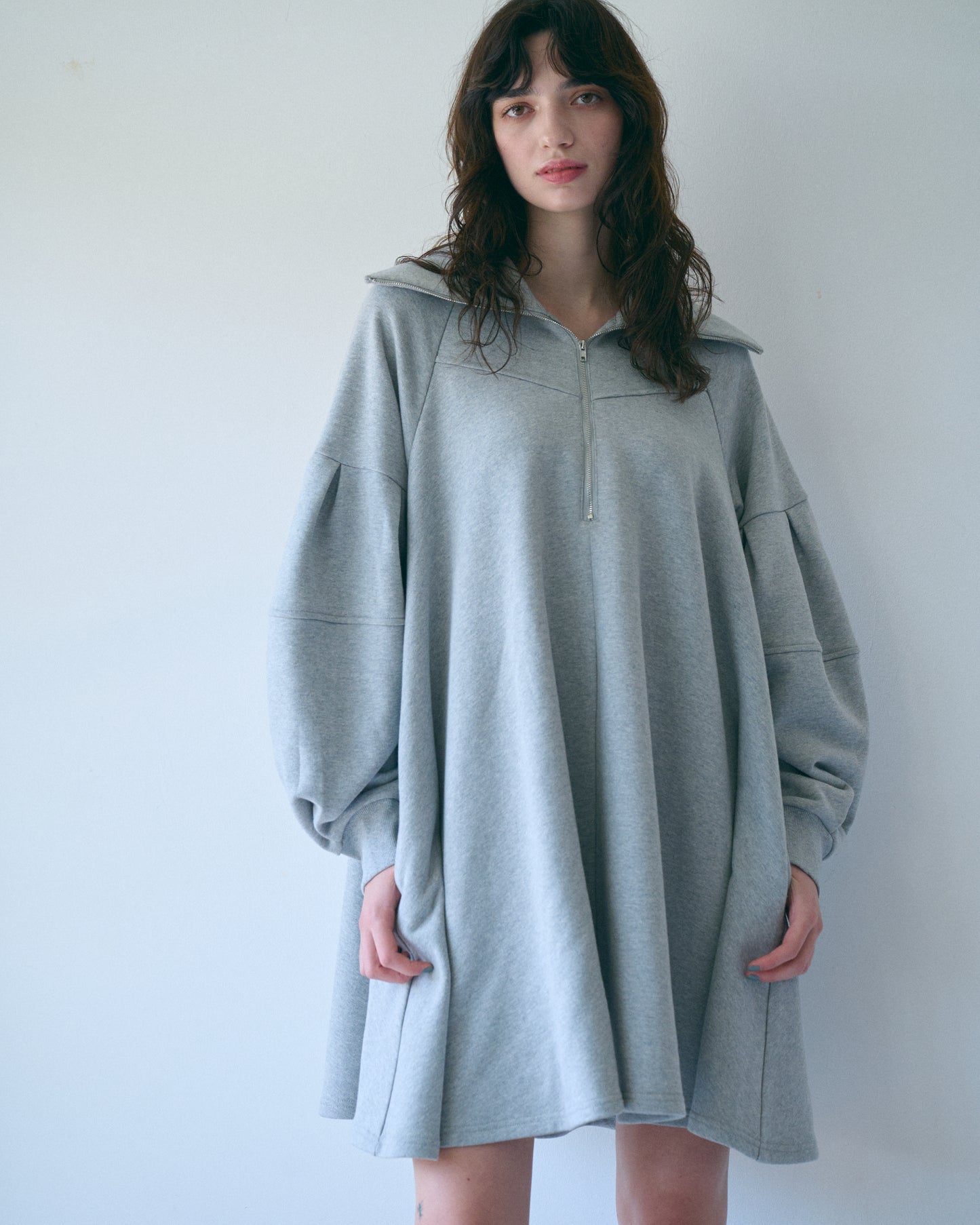 【PRE-ORDER】スウェットフレアーチュニックワンピース