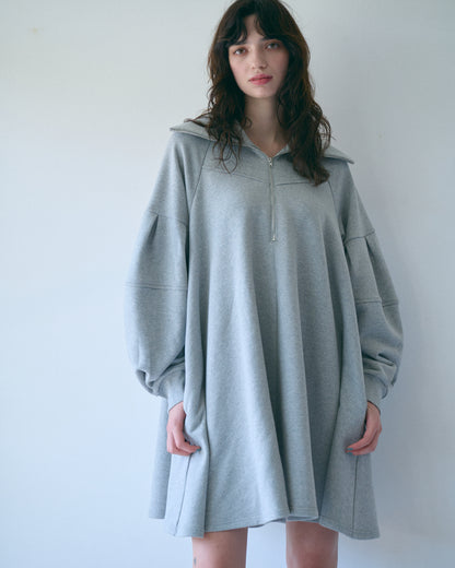 【PRE-ORDER】スウェットフレアーチュニックワンピース