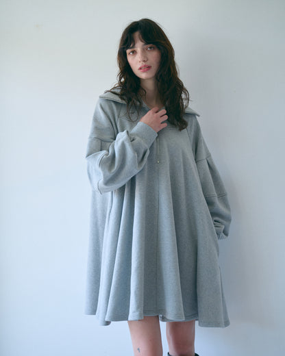 【PRE-ORDER】スウェットフレアーチュニックワンピース