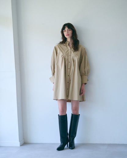 【PRE-ORDER】フリルカラーチュニックワンピース