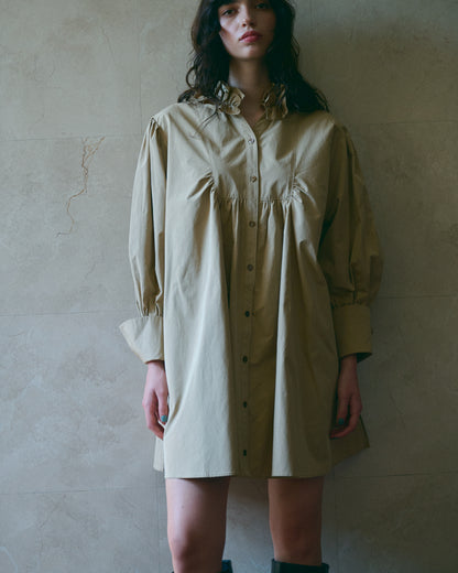 【PRE-ORDER】フリルカラーチュニックワンピース
