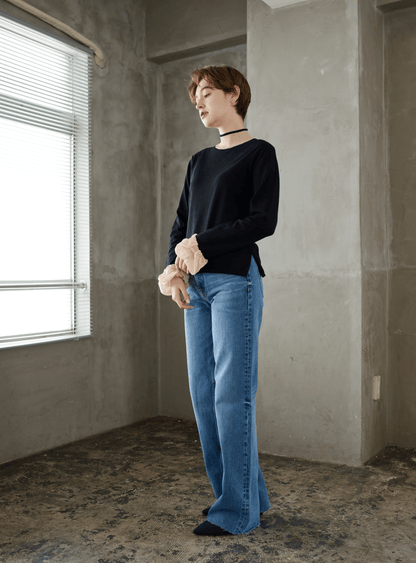 ホイップスリーブニットTOPS