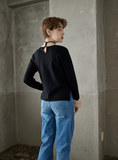 ホイップスリーブニットTOPS